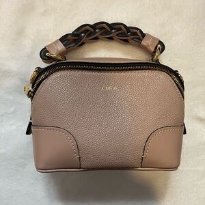 Chloe pink small crossbody bag
